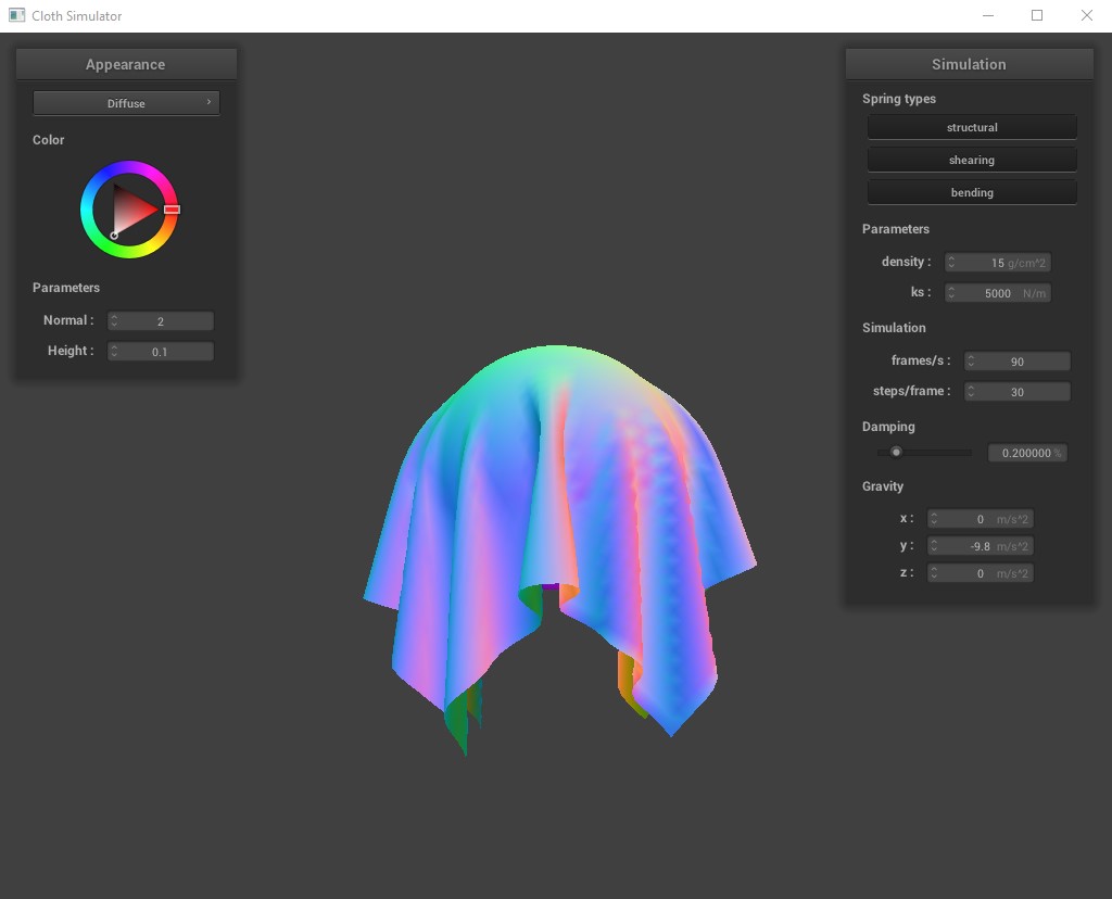 CS 184 Cloth Simulation