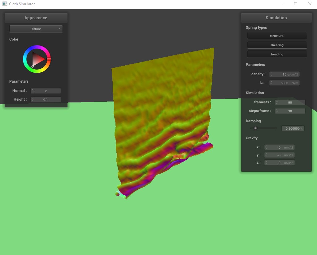CS 184 Cloth Simulation