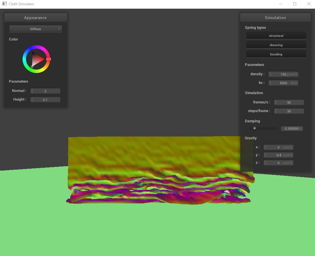 CS 184 Cloth Simulation