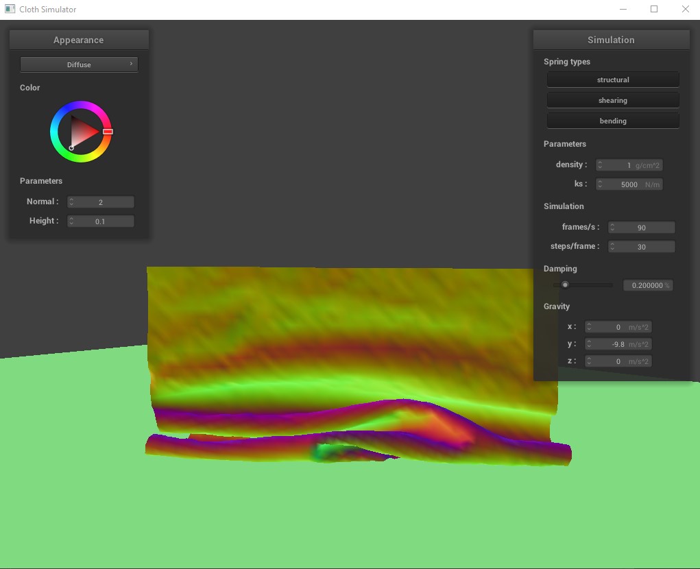 CS 184 Cloth Simulation