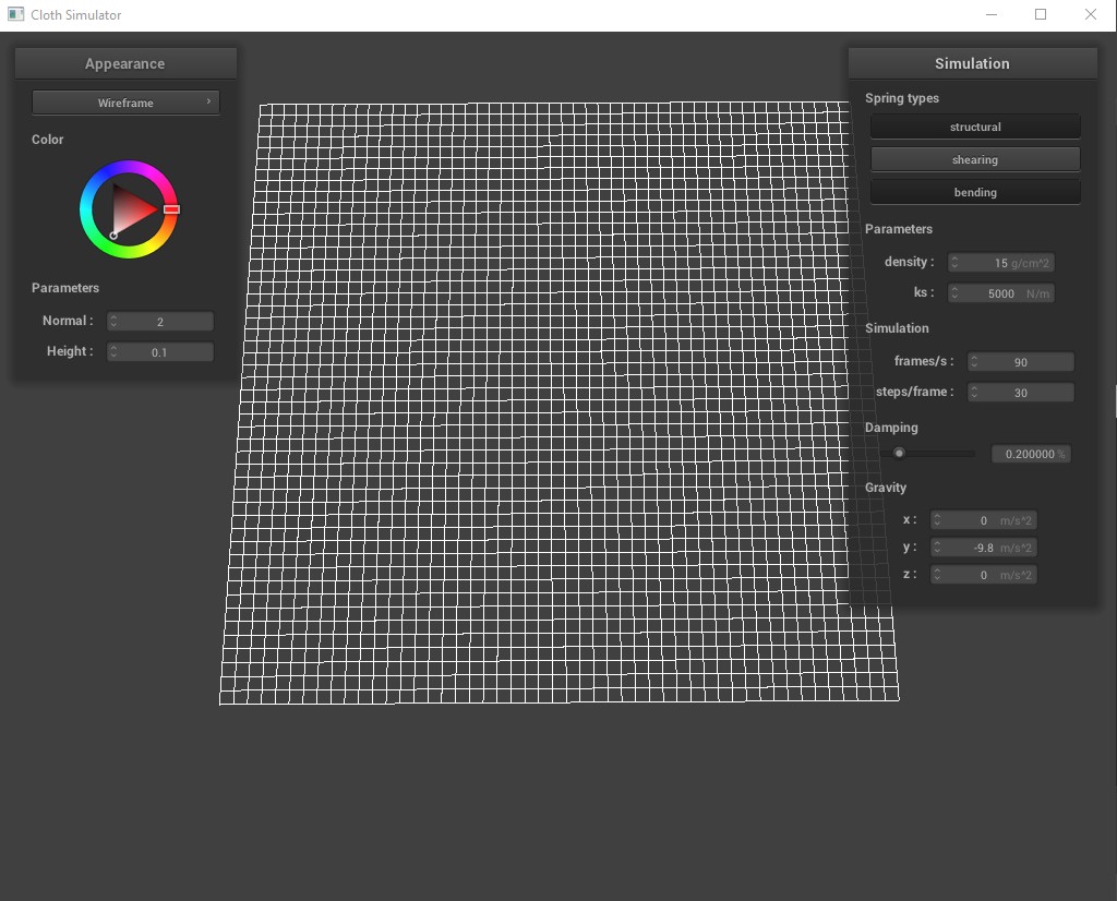 CS 184 Cloth Simulation
