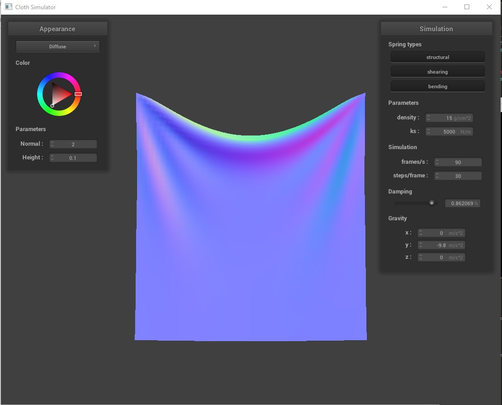 CS 184 Cloth Simulation